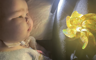 Caroline’s Golden Pinwheel Gift